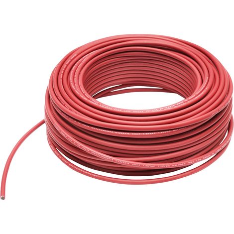 Cavo per pannello solare 4mmx50m rosso, connettori MC4 1,5KV, H1Z2Z2-K Breckner Germany (1/3)