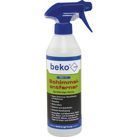 beko TecLine Schimmelentferner 500 ml Flasche inkl. Sprühkopf 299 9 500 (1/5)