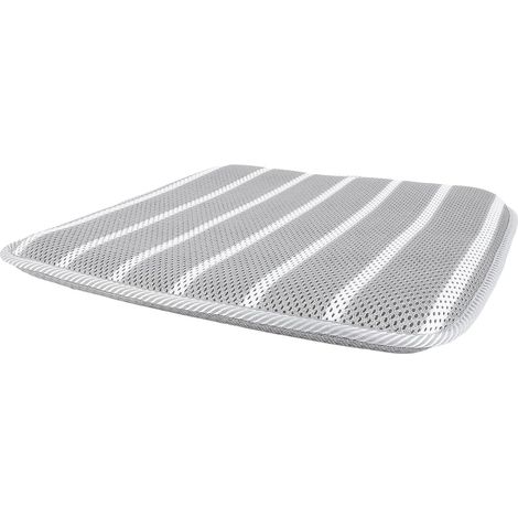 Shower Seat Cushion Shower Chair Pillow Gray Striped 4D Mesh