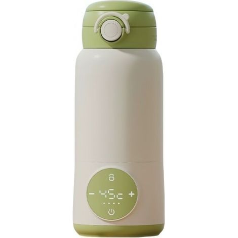 Scaldabiberon portatile per latte materno, latte artificiale o acqua riscaldamento rapido e controllo preciso della temperatura ideale da portare sempre con sé. (1/5)
