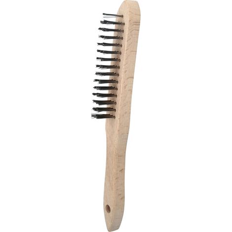 KS Tools Edelstahl Handdrahtbürste 3-reihig, 290mm (1/5)