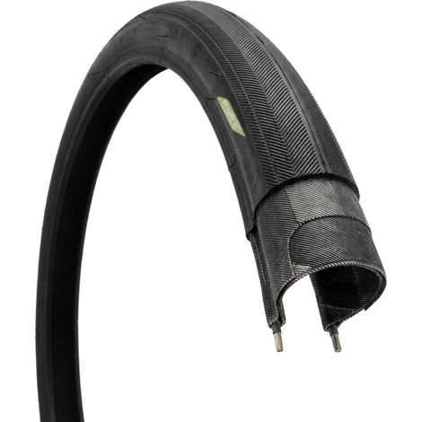 Copertone 24x1 (25-540) Nero - Pneumatico Alta Pressione per Carrozzina Disabili Superleggera e Bici da Corsa Junior Scorrevole e Resistente