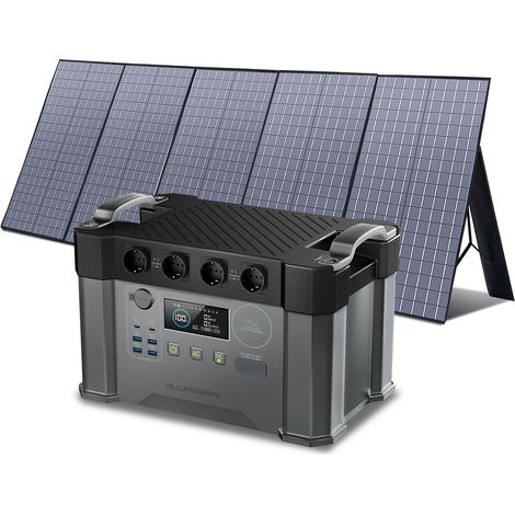 ALLPOWERS S2000 Pro Station d'énergie portable 1451Wh 2400W AKKU Générateur solaire Station d'énergie mobile (4000W crête) avec 400W Panneau solaire pliable pour la maison Urgence Camping RV Voyage (1/5)