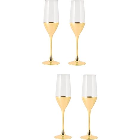 Set 4 Pezzi Calici Bicchieri Flute Champagne in Vetro 16 cl Arcopal (1/2)