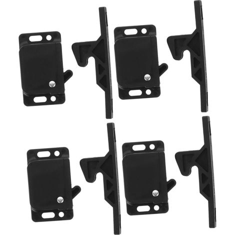 Lot de 4 loquets porte placard pour camping, car, caravane ou bateau (1/5)