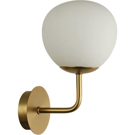 Lámpara de pared aplique esfera blanca pantalla Erich Maytoni - Gold (1/2)