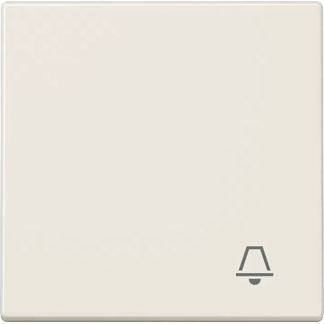 Jung Wippe 1fach, Symbol Klingel, Duroplast, Serie LS, weiß LS 990 K (1/2)