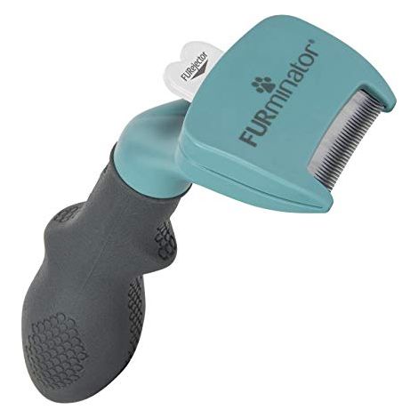 FURminator deShedding-Tool Taglia del gatto S - Spazzola per gatti piccoli per rimuovere il sottopelo, a pelo corto (1/4)
