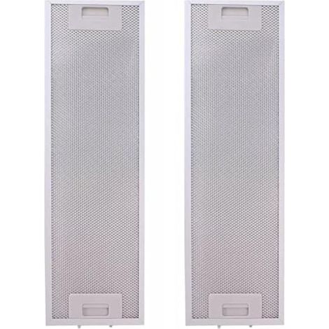 Filtres pour hottes de cuisine en aluminium (lot de 2) - Filtre à graisse 525 x 162 mm - Filtre à mailles pour hottes de cuisine en aluminium - Filtre de ventilation (1/5)