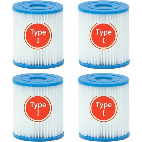 Poolfilterkartusche Typ I für Bestway Poolpumpe, Kartuschenfilter Typ I, 58093 Filter für aufblasbare Pools – Einfache Installation – zur Rohrreinigung (1/5)