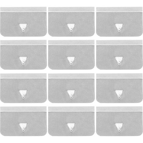 Ensemble universel de clips de retenue de fixation en acier inoxydable pour canal de déflecteur de pluie de vent de voiture (12 pièces) (1/4)