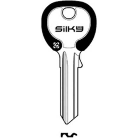 20 x SILCA IE6DZ CHIAVE PROFILO SILKY OTTONE