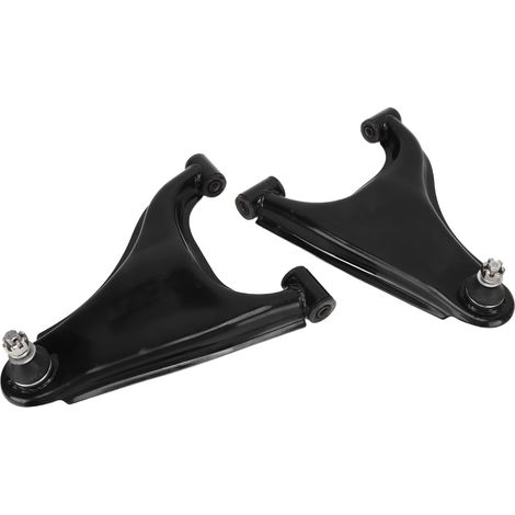1 paire de bras oscillants de suspension avant de 310 mm, noirs et robustes, compatibles avec les karts, quads et autres véhicules tout-terrain (VTT) de 110 cc, 150 cc, 200 cc et 250 cc. (1/5)