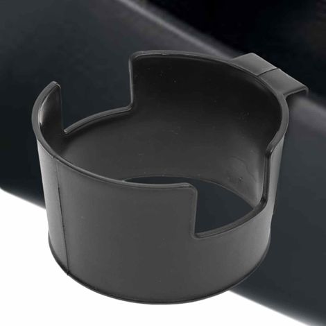 Portavasos interior para puerta de coche – negro, fijo, compatible con paneles de puerta estándar – almacenamiento de bebidas integrado (1/5)