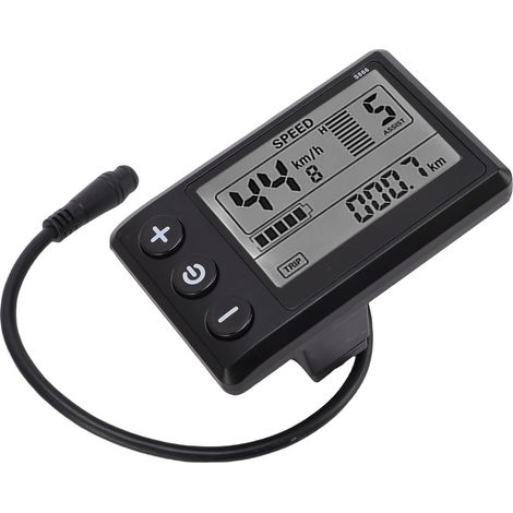 Écran LCD pour vélo électrique et scooter électrique, panneau d'affichage LCD-S866 avec connecteur étanche à 6 broches, accessoire de cyclisme (1/5)