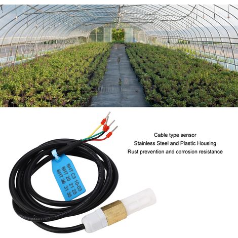 Digitale Bodenfeuchtesonde mit Temperatursensor, Gartenüberwachungsgerät, I²C-Ausgang, wasserdicht, 3,3 V DC, Messsonde (1/5)