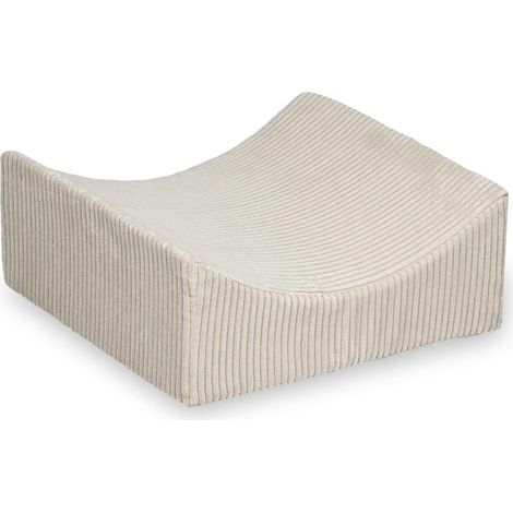 Berceau en mousse beige velours côtelé (1/5)
