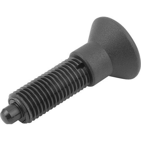 KIPP Arretierbolzen M24x2 Form G Stahl gehärtet Thermopl. (1/3)