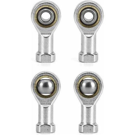4 Pièces 6mm Embout Roulement à Rotule M6 x 1.0, Femelle Filétage Auto-Lubrifiantes (1/5)
