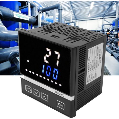 BERM Temperaturregler Typ K, digitale LED-Anzeige, 180–240 V AC, SSR-Relaisausgang, 0–400 °C, BEM902 K1220 (1/5)