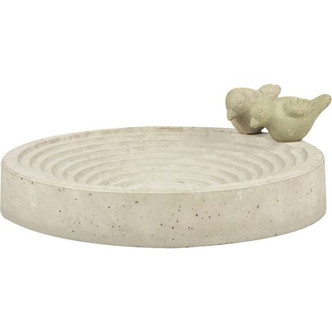 Vogelbad aus Beton