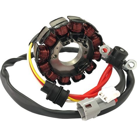Motorcycle stator coils 5TG-81410-00 and 5TG-81410-01, suitable for Yamaha motorcycles. (1/3)
