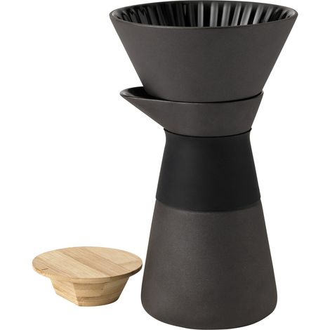 Stelton 14 x 14 x 23,5 cm The Slow Brew macchina per il caffè, nero (1/2)