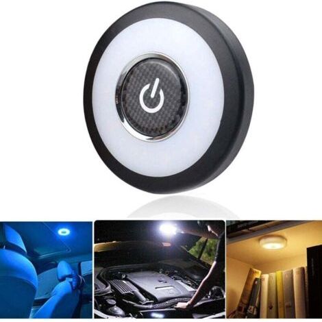 Fahrzeuginnenbeleuchtung, 12-V-Universal-Leselampen, Deckennachtlicht, magnetische Innenbeleuchtung, Fahrzeugkuppelleuchte, eisweißes Hellblau