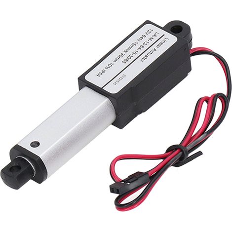 Actionneur linéaire électrique de type stylo, étanche, micro-actionneur linéaire électrique 12 V pour machines agricoles et théâtrales, 30 mm (1/5)