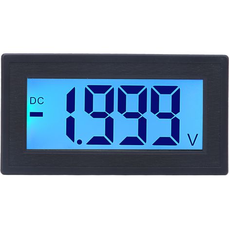 Voltmètre numérique CC YB5135DB, affichage LCD, alimentation CA 100-240 V, sortie CC 0-2 V (1/5)
