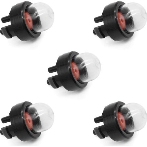 Robell 5 Stück Primer-Ampullen, Primer-Ampulle für Vergaser, Snap-in-Primer-Kolben, im Primer-Kolben für McCulloch 3200 3210 (1/5)