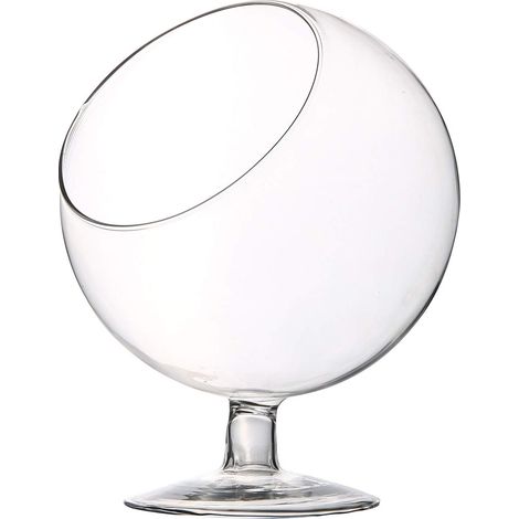 Vase en Verre Transparent incliné pour Terrarium (1/5)