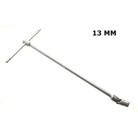 CHIAVE A T CON SNODO SNODABILE MISURA 13 MM MANICO SCORREVOLE