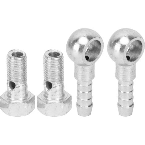 Kit 8pcs boulons banjo M8 acier inoxydable avec rondelles pour durite carburant 4-5mm, raccords flexible frein et turbo (1/5)