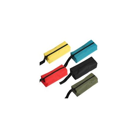 Piccola borsa portautensili, mini borsa portautensili da 5 pezzi con cerniera, organizer in tela impermeabile per cacciaviti, viti e dadi - Crezuo
