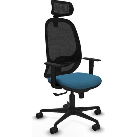 Chaise de bureau piqueras y crespo noir mousse 50 mm (1/2)