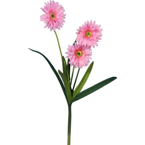 Gerbera artificiale rosa 55 cm - Decorazione di alta qualità (1/3)