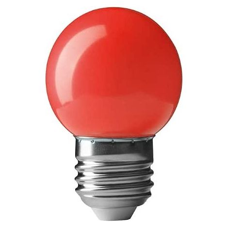 WIVA LAMPADINA SFERA PARTY LED ROSSO 0.5W E27 3000k 45x68mm