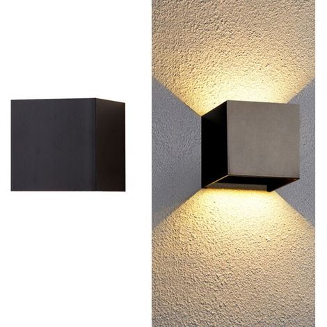 Luminaire mural LED étanche pour usage intérieur et extérieur, adapté au salon, au balcon, au jardin et au couloir (1/5)