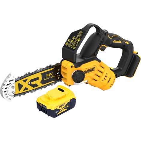 Sierra de podar sin cable DeWalt DCMPS 520 N 18 V 20 cm sin escobillas + 1x batería 5,0 Ah - sin cargador