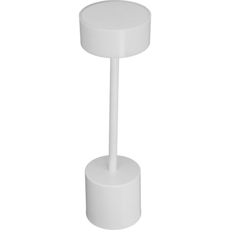 Lampe de table sans fil, commande tactile, intensité lumineuse réglable en continu, 3 modes d'éclairage, batterie 2000 mAh, rechargeable par USB, lampe de bureau LED blanche pour chambre ou bureau (1/5)