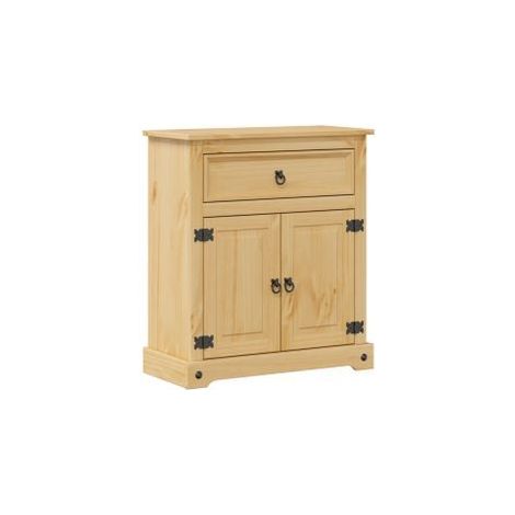 Armoire de salle de bain Corona 70x33x80 bois de pin massif (1/5)