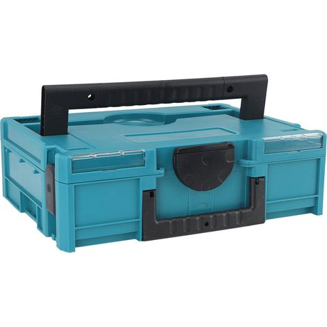 Coffre à outils électrique F1, boîte de rangement modulaire multifonction, caisse à compartiments pour pièces de quincaillerie, bac portable avec plateau pour atelier et garage, organisateur pratique (1/5)