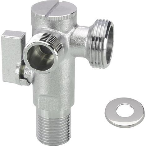 Vannes d'angle dédiées aux toilettes avec écran filtrant, grands débits, interrupteurs d'arrêt d'eau, matériel de salle de bain, remplissage durable du chauffe-eau (1/5)
