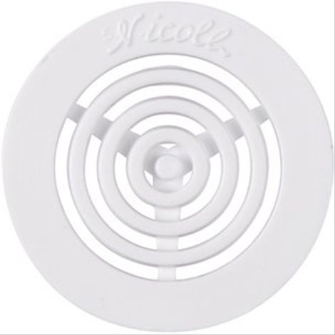 Grille contre-cloison ''Nicoll'' Ø45 (type B33)
