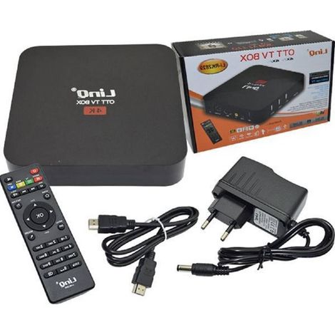 Linq - Smart Ott Tv Box 4k Android Quad Core Wifi 8gb Ram 2gb Mini Pc Li-rk2829 Multimediale -