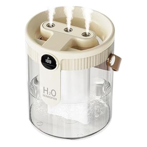 Schlafzimmer Luftbefeuchter,Kühler Nebel Luftbefeuchter Leiser Kabelloser Diffusor Mit 1.5L Wassertank Für Innenraum Haushalt Wohnung Büro (1/5)