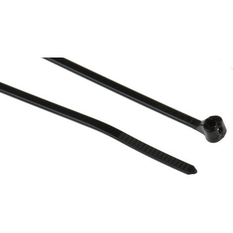 Serre-câble Thomas & Betts Ty-Rap 203.2mm x 2,29 mm Noir en Nylon 66 ( Prix pour Sachet de 1000 ) (1/2)