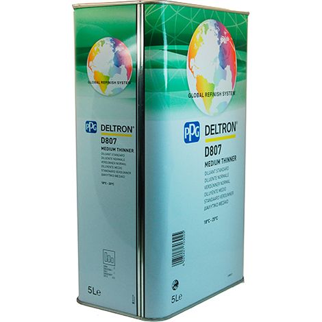 PPG D807 DELTRON MEDIUM THINNER D807 5 LITER