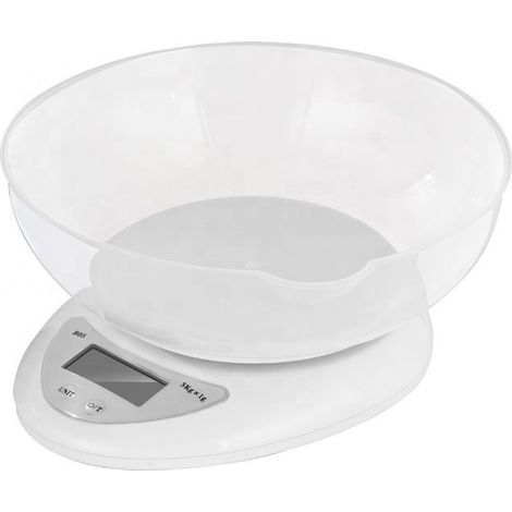Balance de cuisine numérique - Balance alimentaire électronique avec tare automatique, conversion d'unités (g/oz/lb/ml), design compact pour la cuisson, la pâtisserie et les grillades (1/5)